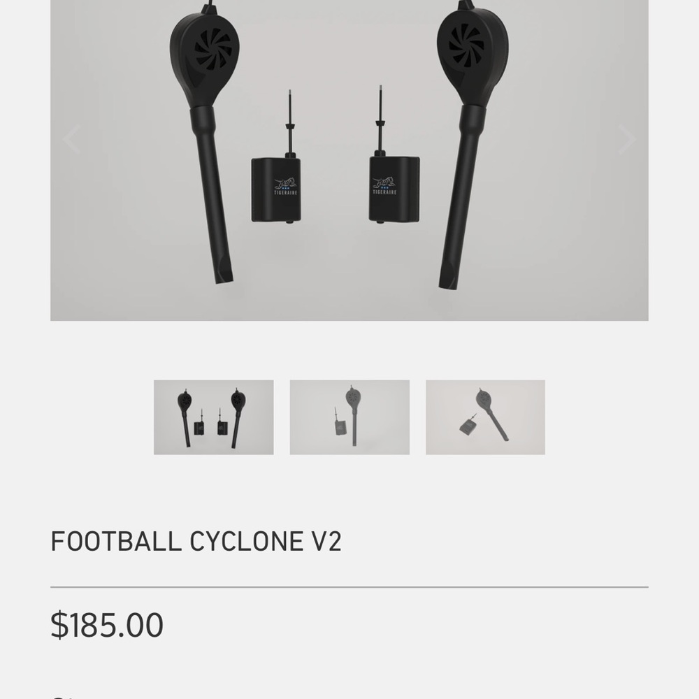 Football helmet air conditioner insert!